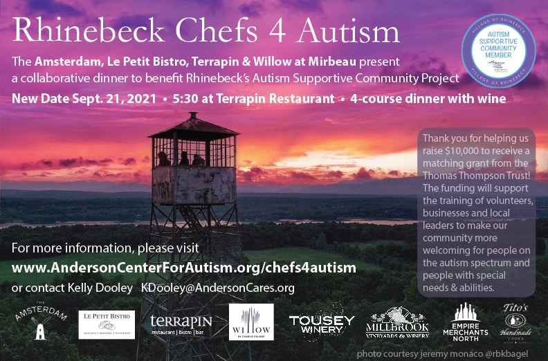 Rhinebeck Chefs 4 Autism Dinner